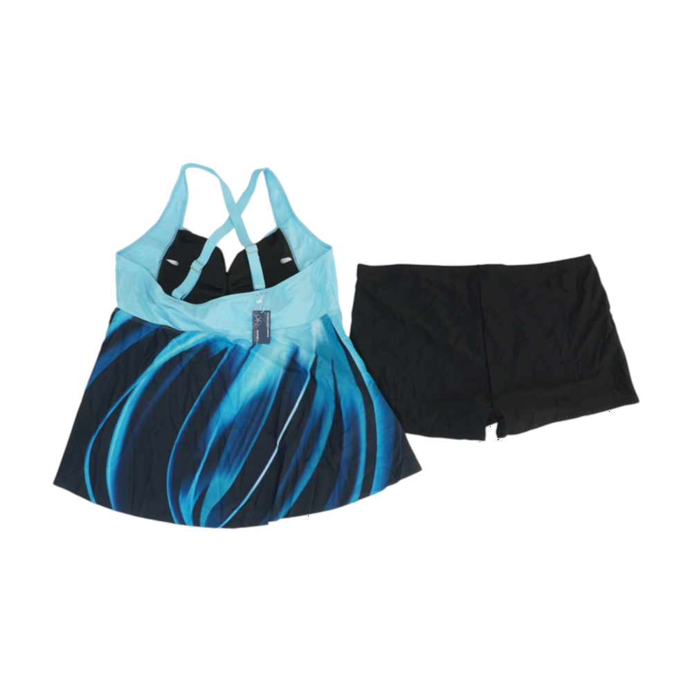 Summer Mae Blue Plus Print Two-Piece – Image 2