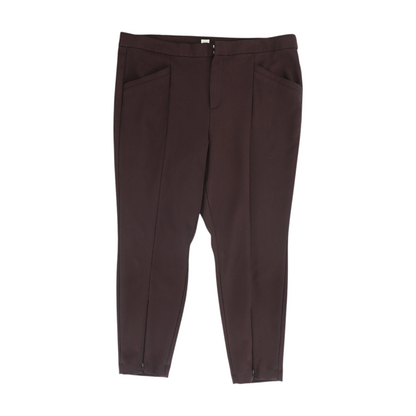 Brown Plus Skinny Pants