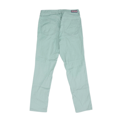 Green Slim Pants