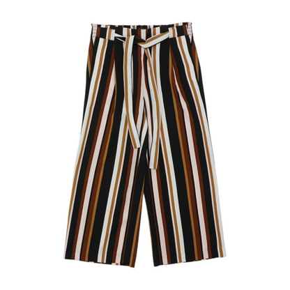 Multi Petite Striped Pants