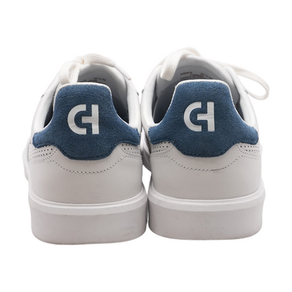 White Lace-Up Casual Shoes