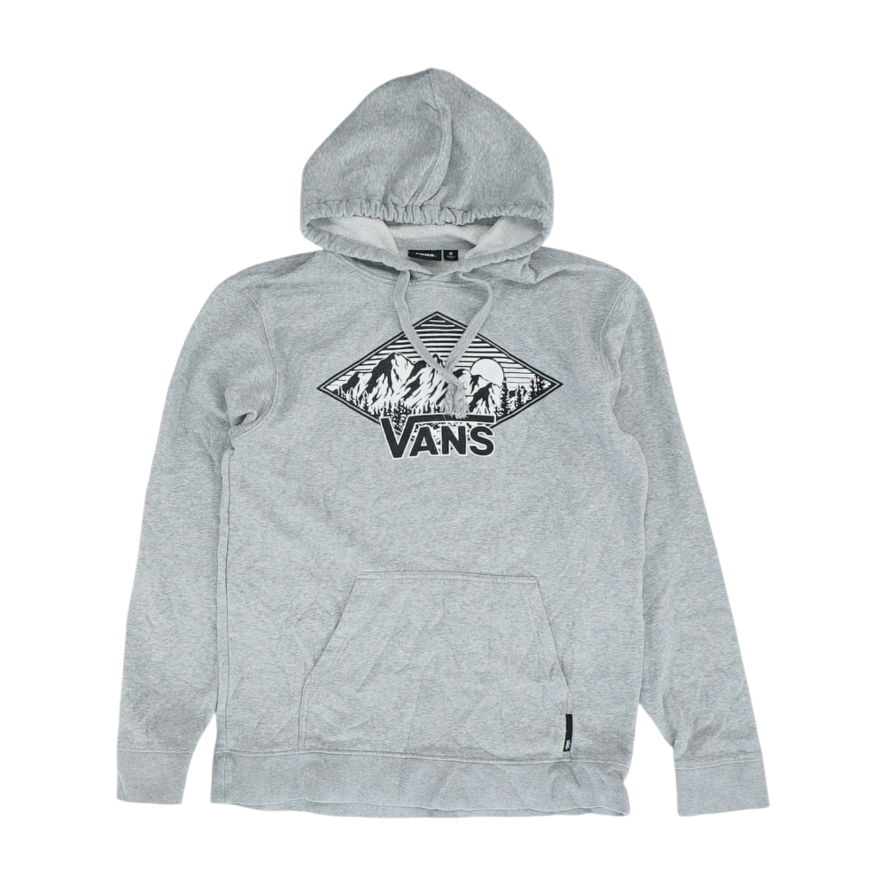 Vans Gray Solid Hoodie Pullover – Image 1