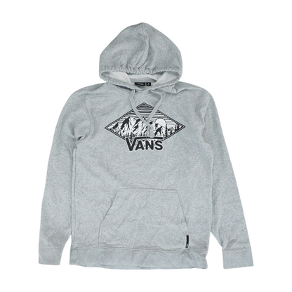 Vans Gray Solid Hoodie Pullover – Image 1