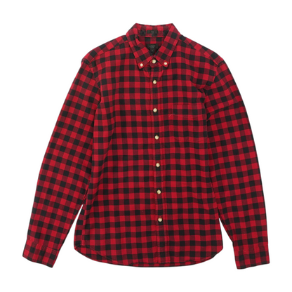 Red Check Flannel Button Down