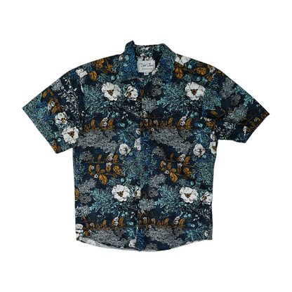 Multi Floral Short Sleeve Button Down