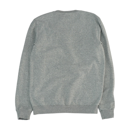 Gray Solid Sweatshirt Pullover