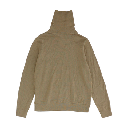 Brown Abstract Pullover Sweater