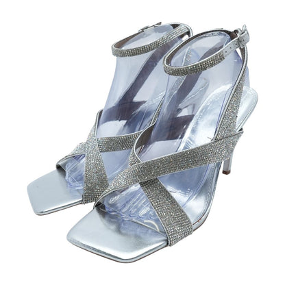 Silver Stiletto Heels