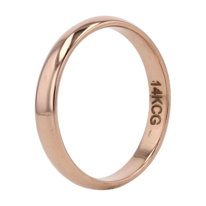 14K Rose Gold Band