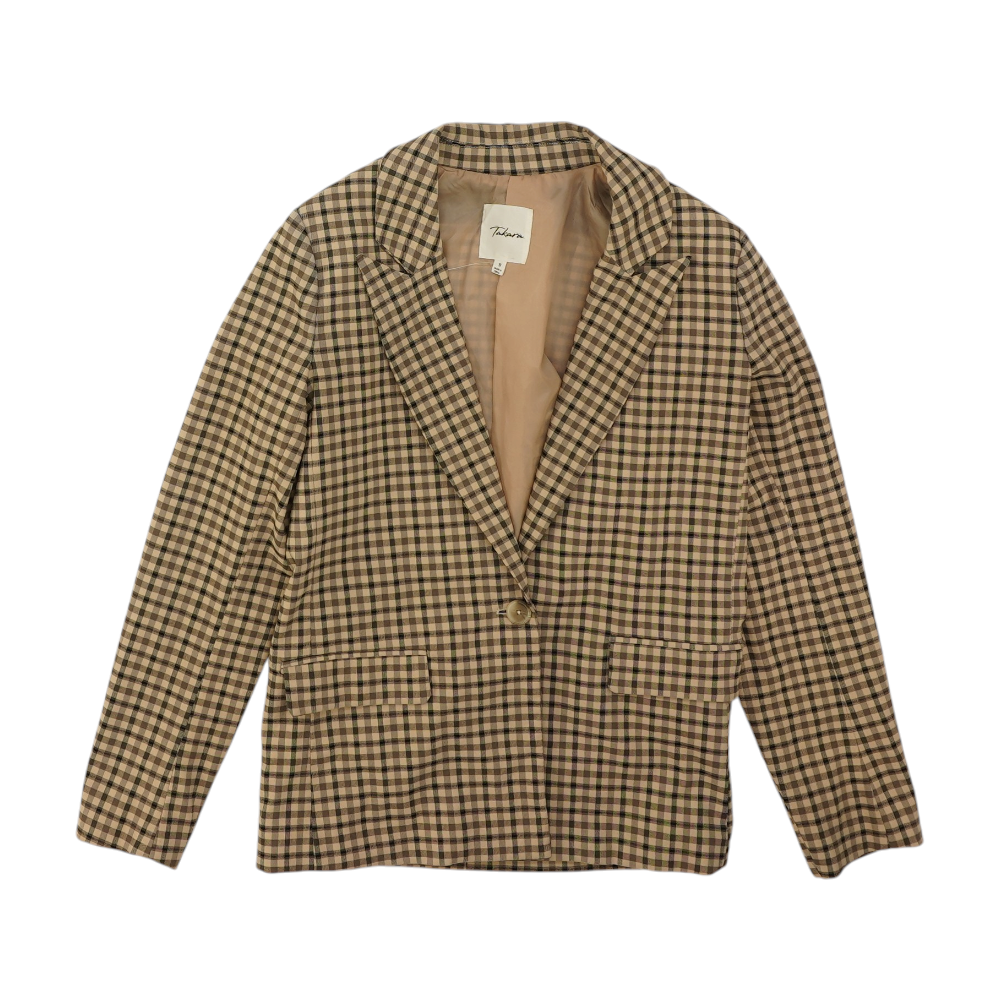 Tan Check Blazer