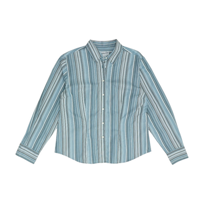 Blue Striped Button Down