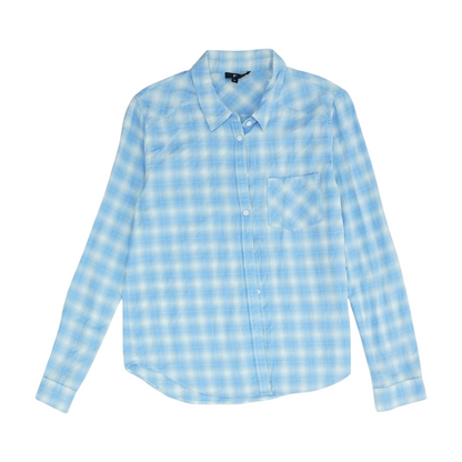 Blue Plaid Button Down