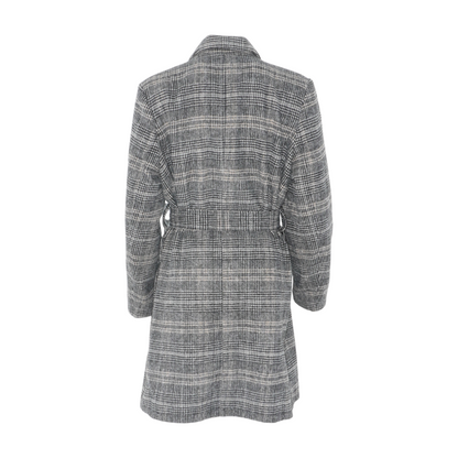 Black Plaid Coat