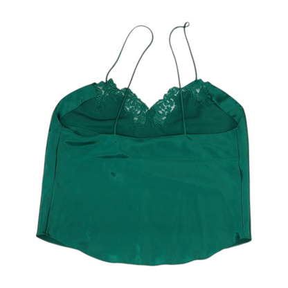 Vintage Green Solid Pajama Top