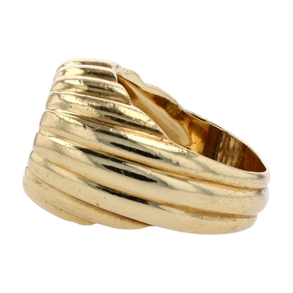 3/8 ctw 18K Yellow Gold Diamond Fashion Ring