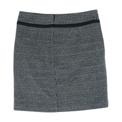 Black Print Mini Skirt