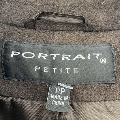 Vintage Brown Petite Solid Jacket