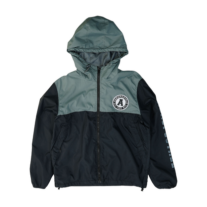 Gray Color Block Jacket