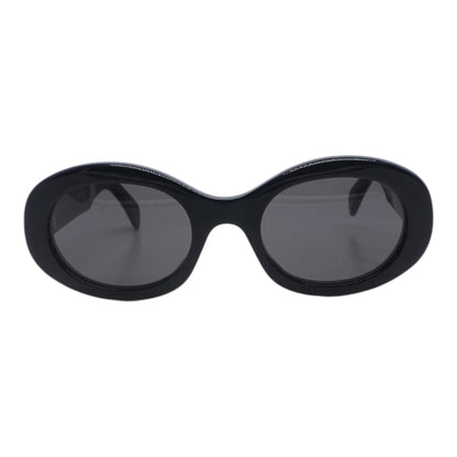 Black CL40194U Oval Sunglasses