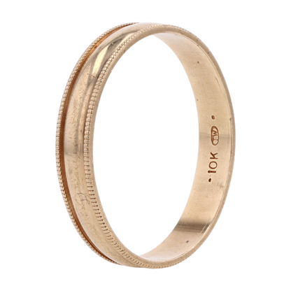 10K Yellow Gold Band Ring