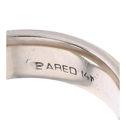 14K White Gold Band