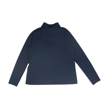 Navy Solid 1/4 Zip Pullover