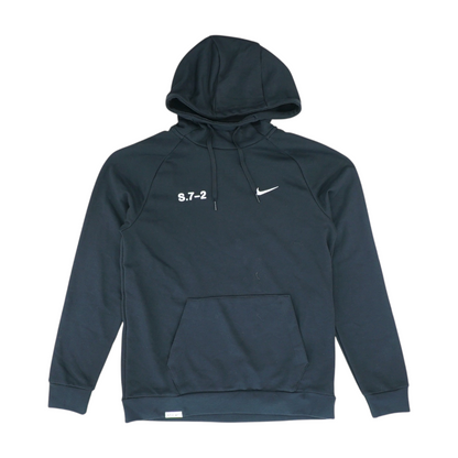Black Solid Hoodie Pullover