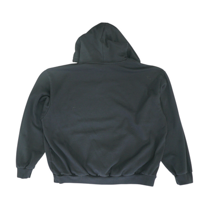 Black Solid Hoodie Pullover