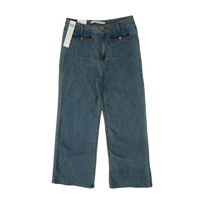 Blue Wide Leg Jeans