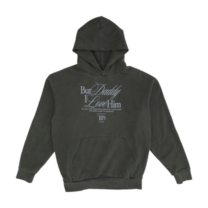 Gray Solid Hoodie Pullover