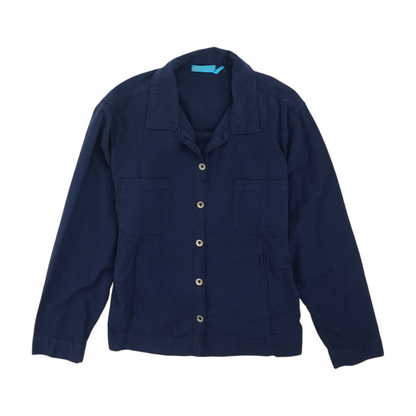 Navy Button Down