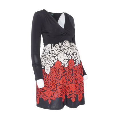 Multi Maternity Color Block Mini Dress