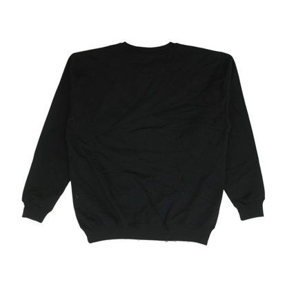 Black Plus Size Graphic Sweatshirt Pullover