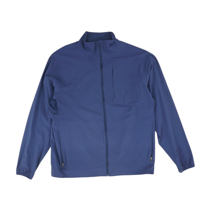 Blue Solid Active Jacket