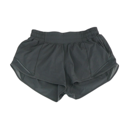 Black Solid Active Shorts