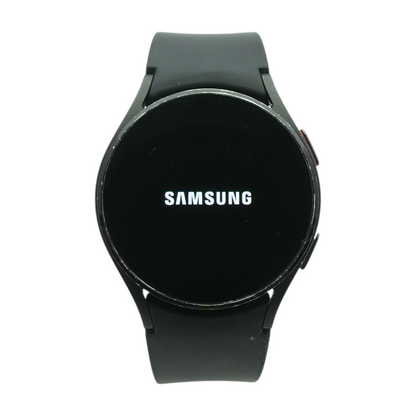 40mm Galaxy Watch4 Black Smartwatch Black Band S/M