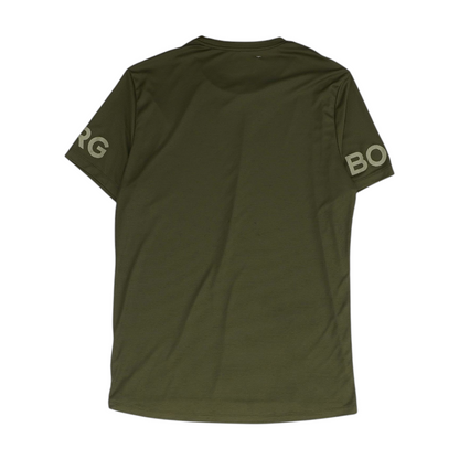 Green Solid Active T-Shirt