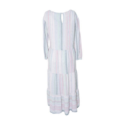 Multi Striped Midi Dress
