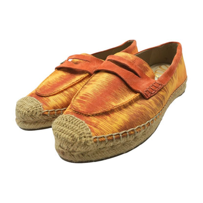 Orange Loafer Flats