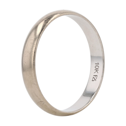 10K White Gold Band