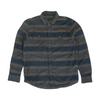 Navy Striped Flannel Button Down