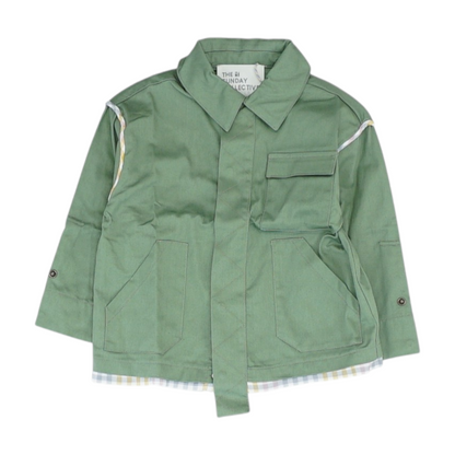 Green Long Sleeve Button Down