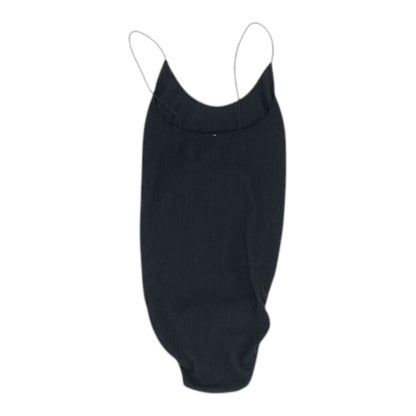 Black Bodysuit Knit Top