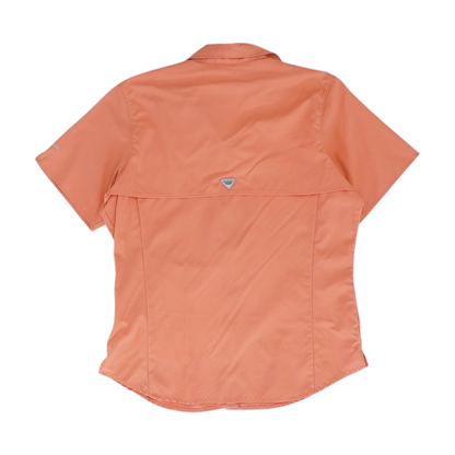 Coral Button Down