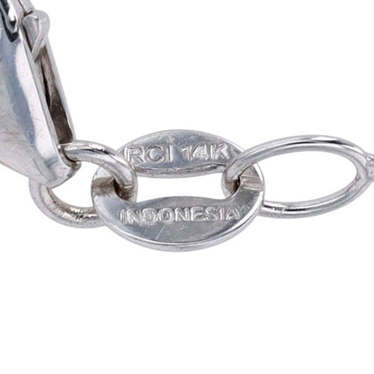 3/4 ctw 14K White Gold Diamond Pendant Necklace