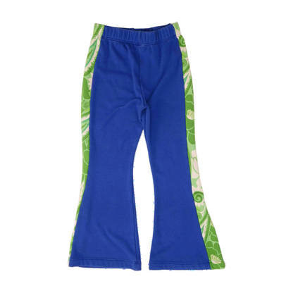 Farm Rio Blue Color Block Wide Leg Pants – Image 2