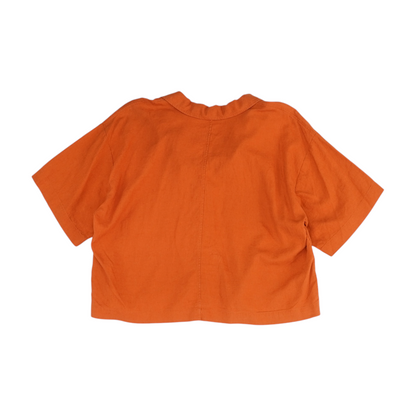 Orange Button Down