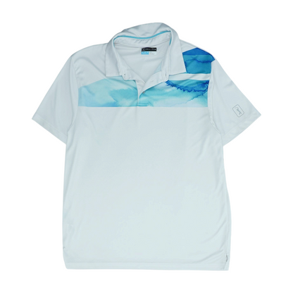 White Solid Short Sleeve Polo