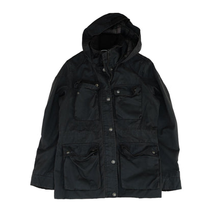 Black Solid Lightweight Jacket