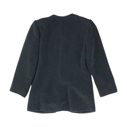 Black Solid Blazer